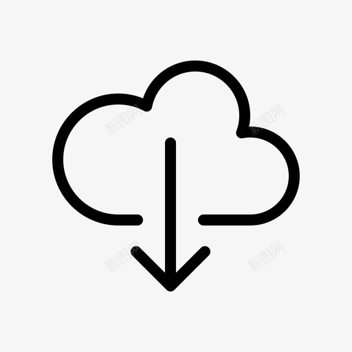 下载云文件svg_新图网 https://ixintu.com 下载 文件 用户 体验 用户界面