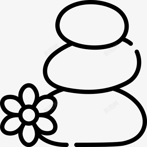 石疗法替代医学36线性svg_新图网 https://ixintu.com 石疗法 疗法 替代 医学 线性