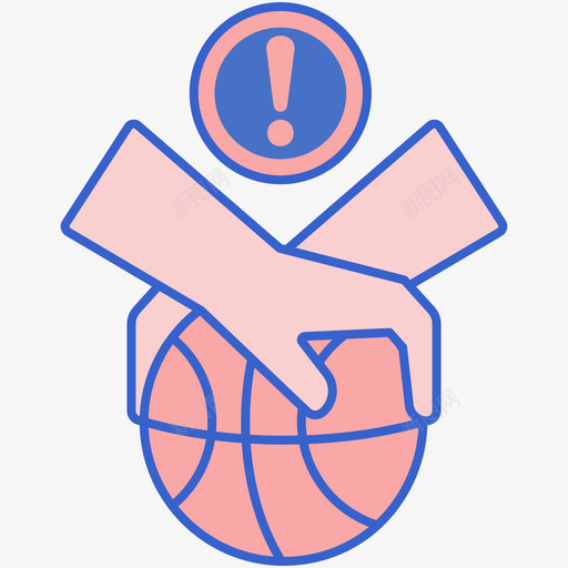 犯规篮球59线条颜色svg_新图网 https://ixintu.com 犯规 篮球 线条 颜色