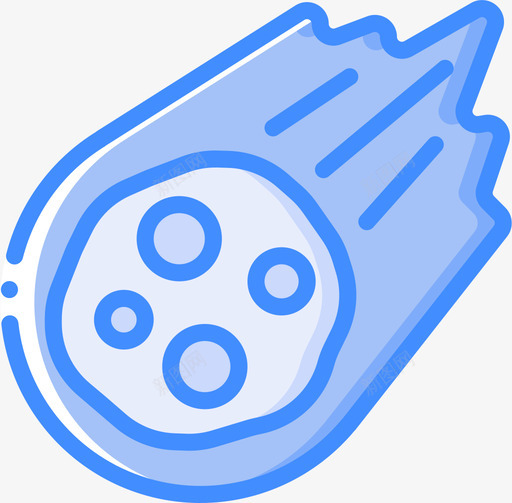 流星末日4蓝色svg_新图网 https://ixintu.com 流星 末日 蓝色