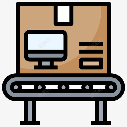 计算机量产24线性彩色svg_新图网 https://ixintu.com 计算机 量产 线性 彩色