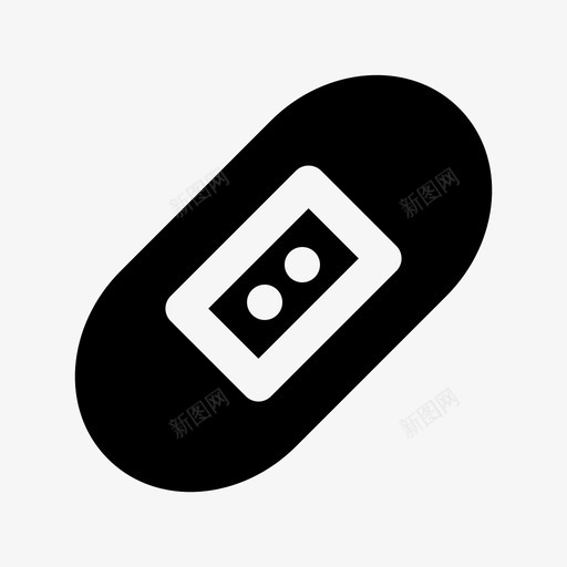 贴膏药受伤它svg_新图网 https://ixintu.com 贴膏 膏药 受伤 抓伤 中风