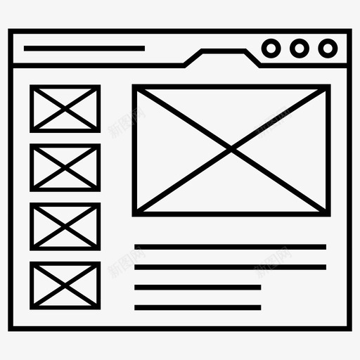 web布局响应式设计web仪表板svg_新图网 https://ixintu.com web 布局 设计 线框 响应 仪表板 siteflow ui 套件 向量 图标