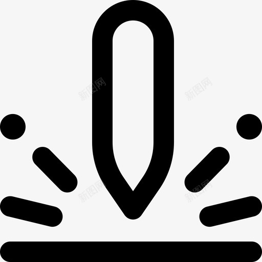 笔平面设计165轮廓svg_新图网 https://ixintu.com 平面设计 轮廓