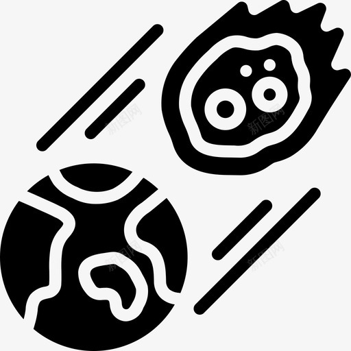流星末日填充svg_新图网 https://ixintu.com 流星 末日 填充