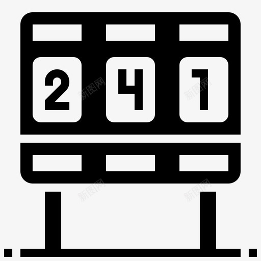 记分板棒球元素1字形svg_新图网 https://ixintu.com 记分板 棒球 元素 字形