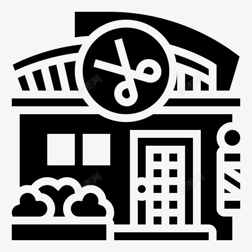 理发店理发店35雕文svg_新图网 https://ixintu.com 理发店 雕文