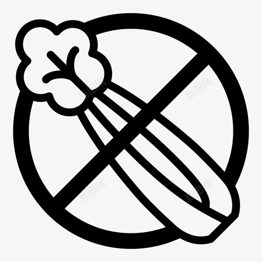 芹菜过敏过敏原沙拉svg_新图网 https://ixintu.com 芹菜 过敏 过敏原 沙拉 蔬菜 系列