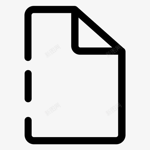 纸张文档信息唯一svg_新图网 https://ixintu.com 纸张 文档 信息 唯一