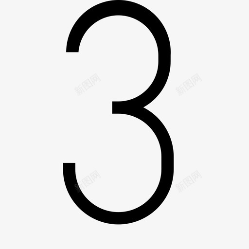 number3svg_新图网 https://ixintu.com number3