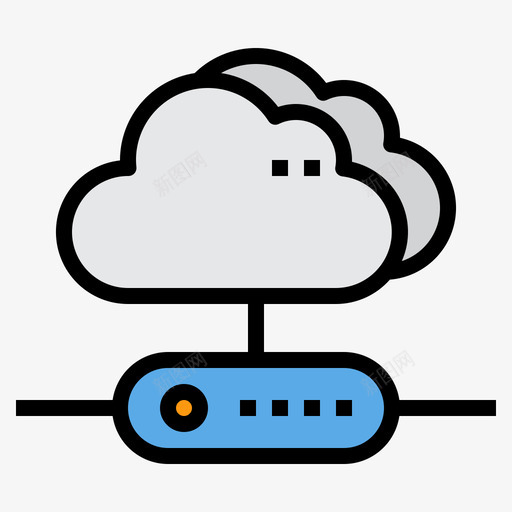 云网络技术26线颜色svg_新图网 https://ixintu.com 网络技术 颜色