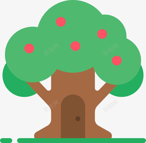 树屋童话12公寓svg_新图网 https://ixintu.com 公寓 卡通树屋 树屋 童话