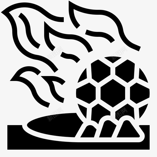 足球足球元素3字形svg_新图网 https://ixintu.com 足球 元素 字形