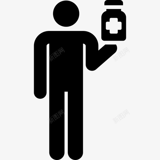 药片健康91填充svg_新图网 https://ixintu.com 药片 健康 填充