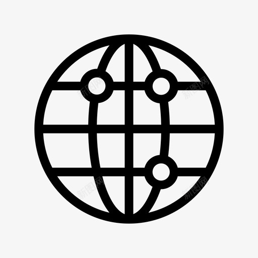 连接全球网络svg_新图网 https://ixintu.com 全球 连接 网络 共享 世界 商业 像素 完美