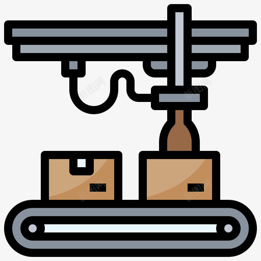 包装批量生产24线性颜色svg_新图网 https://ixintu.com 包装 批量生产 线性 颜色