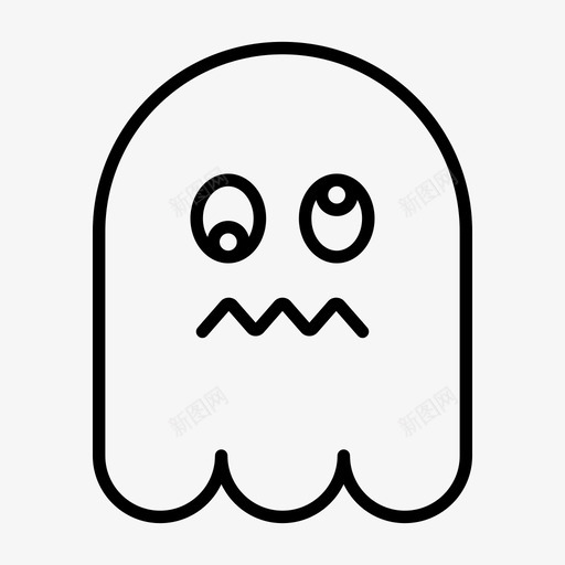 幽灵晕眩表情svg_新图网 https://ixintu.com 幽灵 表情 晕眩 紧张 幻影 1行