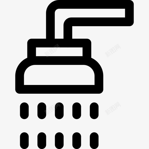 淋浴积极生活方式46线性svg_新图网 https://ixintu.com 淋浴 积极 生活方式 线性