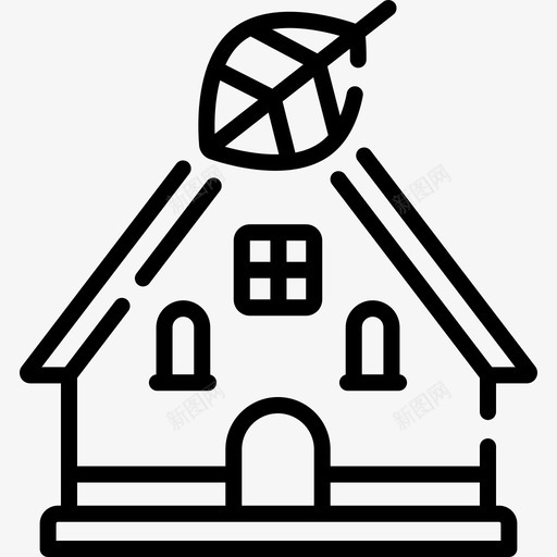 生态住宅房地产260线性svg_新图网 https://ixintu.com 生态 住宅 房地产 线性