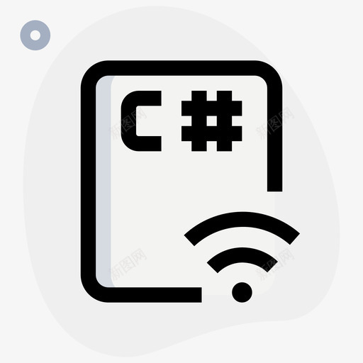 Wifi网络应用程序编码文件2圆形形状svg_新图网 https://ixintu.com Wifi 网络 应用程序 编码 文件 圆形 形状