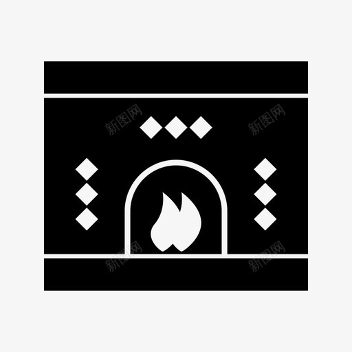 壁炉能源30冬季svg_新图网 https://ixintu.com 壁炉 能源 冬季