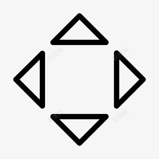 箭头完整移动svg_新图网 https://ixintu.com 箭头 完整 移动 屏幕 大小 材料 常规 集合