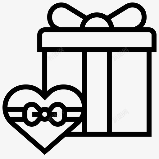 礼物生日礼包svg_新图网 https://ixintu.com 礼物 生日 礼包 情人节 聚会