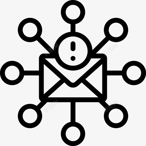 电子邮件在线营销46线性svg_新图网 https://ixintu.com 电子邮件 在线 营销 线性