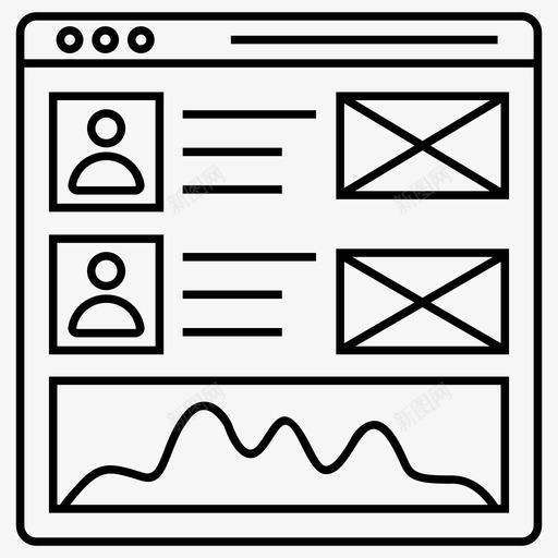 web布局响应式设计web仪表板svg_新图网 https://ixintu.com web 布局 设计 线框 响应 仪表板 siteflow ui 套件 向量 图标