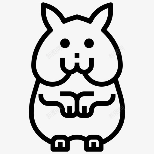 仓鼠兽医81直系svg_新图网 https://ixintu.com 仓鼠 仓鼠卡通 兽医 直系