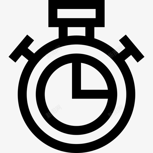 秒表速度表和时间10线性svg_新图网 https://ixintu.com 秒表 速度 度表 时间 线性