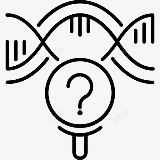 dna搜索基因遗传学svg_新图网 https://ixintu.com dna 搜索 基因 遗传学 放大镜 生物学