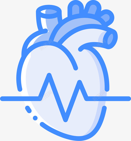 心跳饮食和健身5蓝色svg_新图网 https://ixintu.com 心跳 饮食 健身 蓝色
