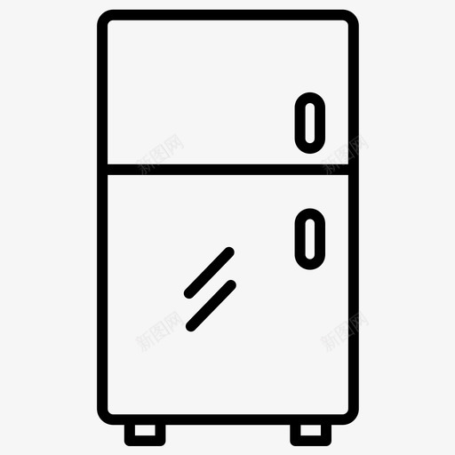 冰箱电子产品电子产品加粗线条集533svg_新图网 https://ixintu.com 冰箱 电子产品 加粗 粗线条