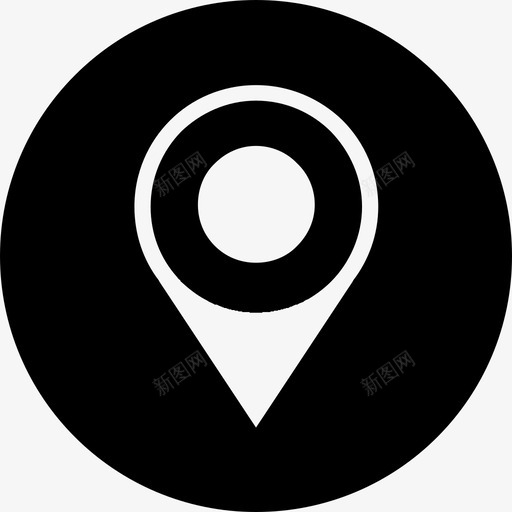 引脚位置方向谷歌地图svg_新图网 https://ixintu.com 引脚 地图 位置 方向 谷歌 界面 图标