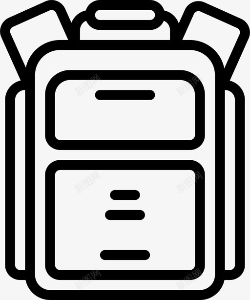 潜水袋44线性svg_新图网 https://ixintu.com 潜水 水袋 线性