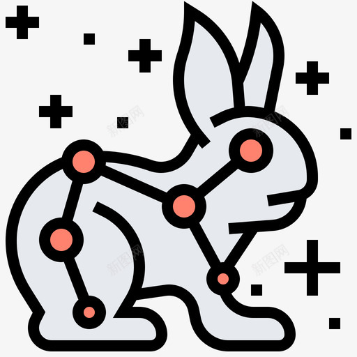 星座航天技术12线性颜色svg_新图网 https://ixintu.com 星座 航天 技术 线性 颜色