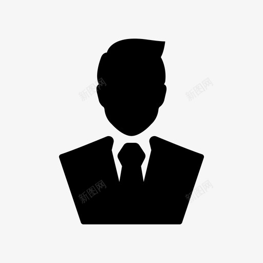 男员工头像商人svg_新图网 https://ixintu.com 员工 头像 商人 个人