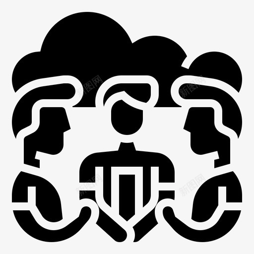 公共云技术1字形svg_新图网 https://ixintu.com 公共 技术 字形