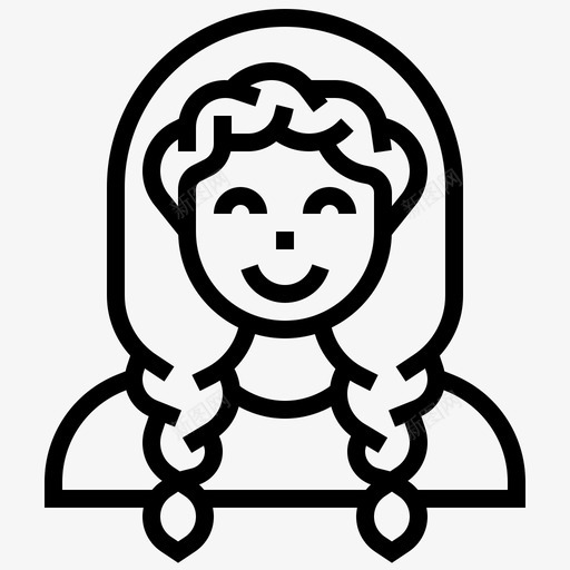 女士理发店34号直系svg_新图网 https://ixintu.com 女士 理发店 34号 直系