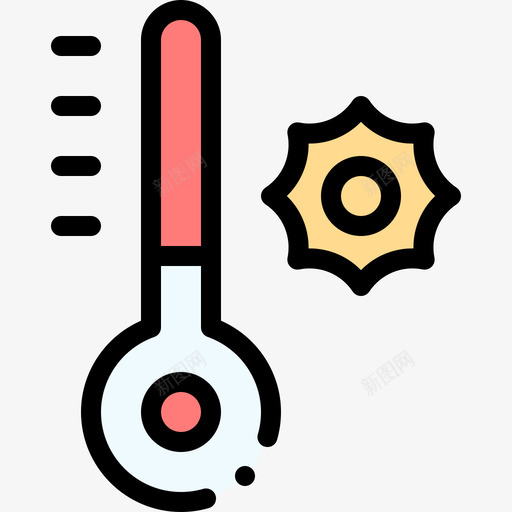 阳光空调8线性颜色svg_新图网 https://ixintu.com 阳光 空调 线性 颜色