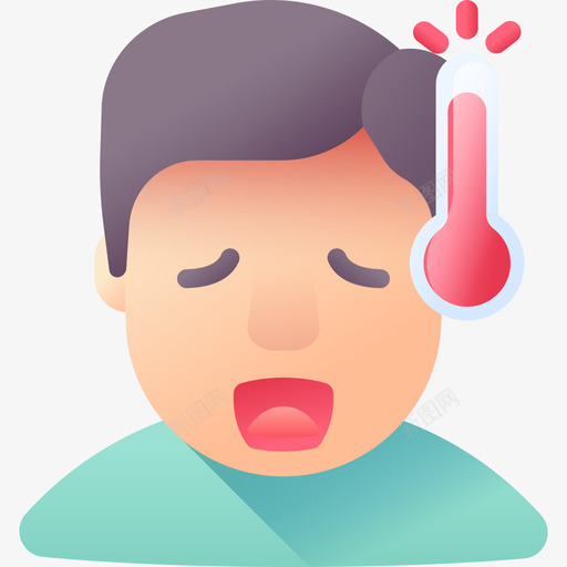 发烧冠状病毒18颜色svg_新图网 https://ixintu.com 发烧 冠状 病毒 颜色