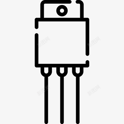 电缆电工工具和元件23线性svg_新图网 https://ixintu.com 电缆 电工 工具 元件 线性