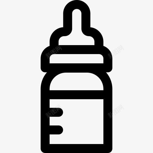 喂食器护理4线性svg_新图网 https://ixintu.com 喂食 护理 线性