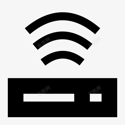 wifi路由器计算机硬件svg_新图网 https://ixintu.com wifi 路由器 it 计算机 硬件 computerglyph