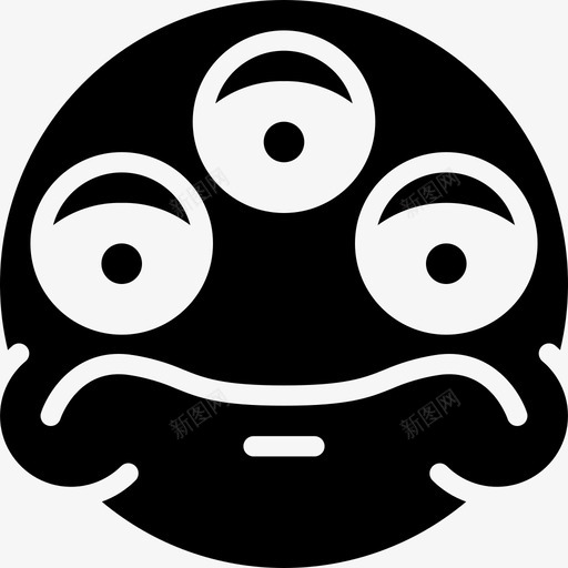 未使用怪物表情填充svg_新图网 https://ixintu.com 未使用 怪物 表情 填充