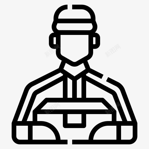 送货员在家工作直系人svg_新图网 https://ixintu.com 送货 货员 在家 工作 直系 系人