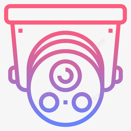 安全摄像头smarthome51线性渐变svg_新图网 https://ixintu.com 安全 摄像头 smarthome 线性 渐变