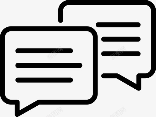 留言聊天评论svg_新图网 https://ixintu.com 演讲 留言 聊天 评论 气泡