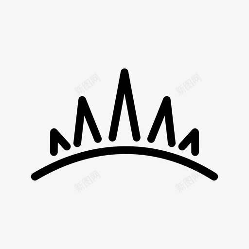 王冠装饰珠宝svg_新图网 https://ixintu.com 王冠 装饰 珠宝 国王 公主 皇冠 图标